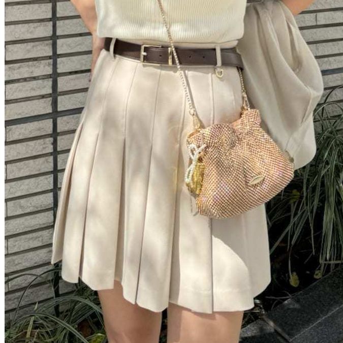 キュロットスカート キュロットスカート 優美なプリーツ フレア キュロット
