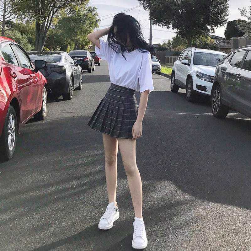 シンプルプリーツキュロットスカート