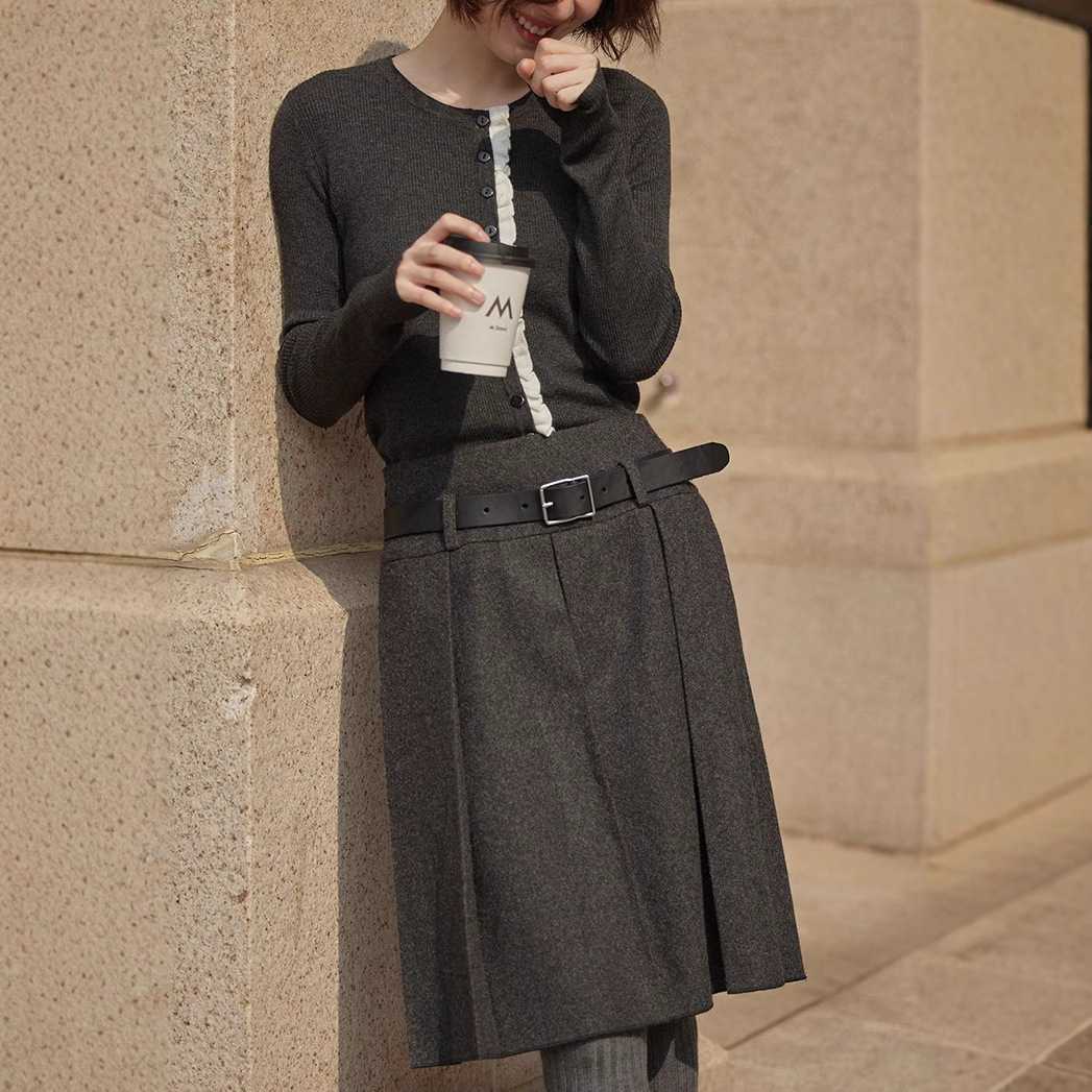 キュロットスカート クラシカルプリーツキュロット