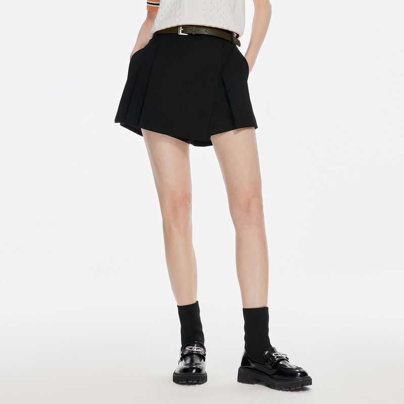 キュロットスカート　フロントプリーツ キュロットスカート