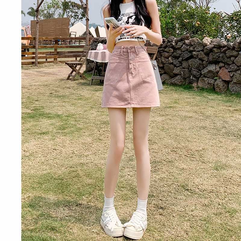 キュロットスカート　シンプルラップキュロットスカート