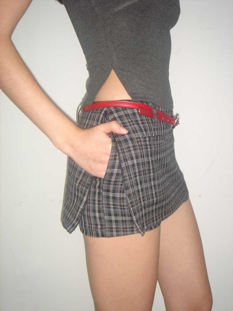 キュロットスカート キュロットスカート クラシック格子柄キュロットミニ