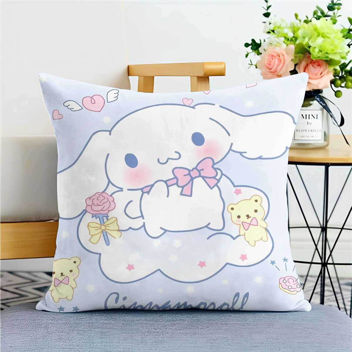 クッションカバー ふわもこキャラクター枕カバー