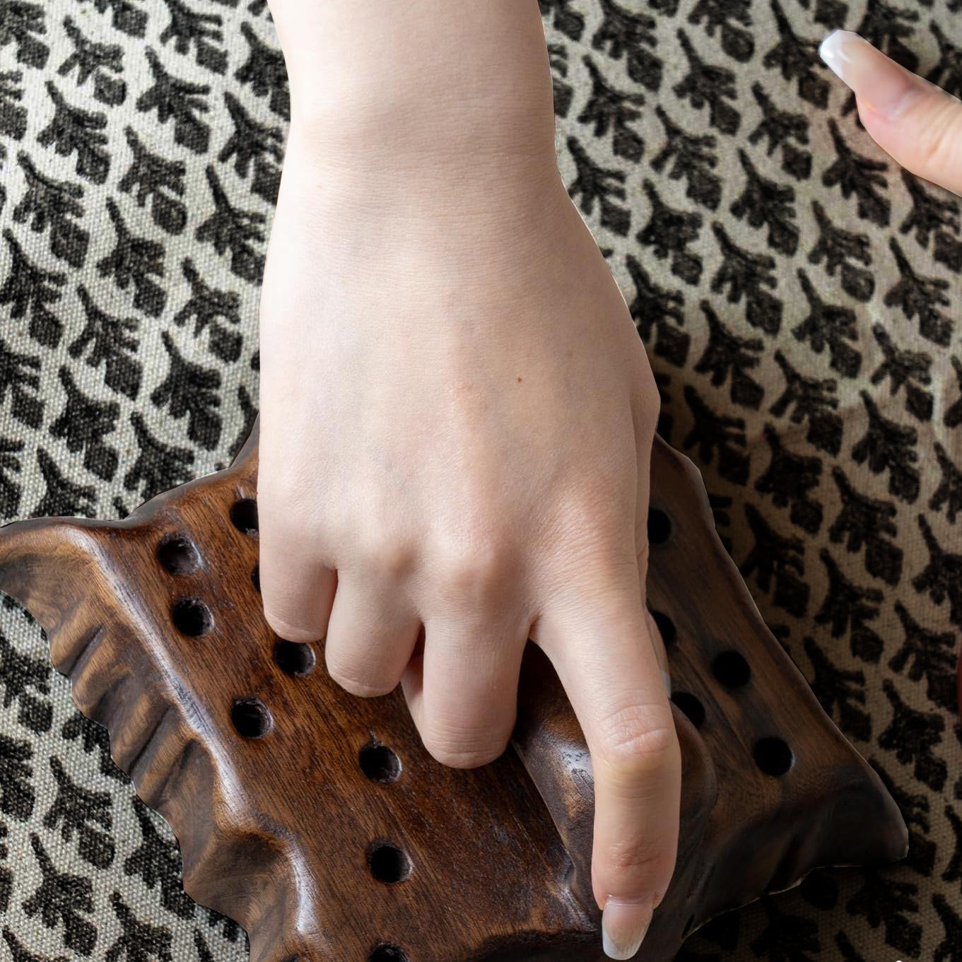 クッションカバー 伝統小紋柄が映える上質ジャガード織おしゃれクッションカバー