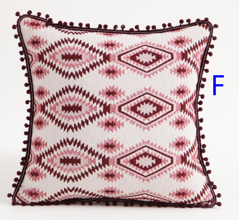 民族柄クッションカバー 枕カバー ソファクッション用