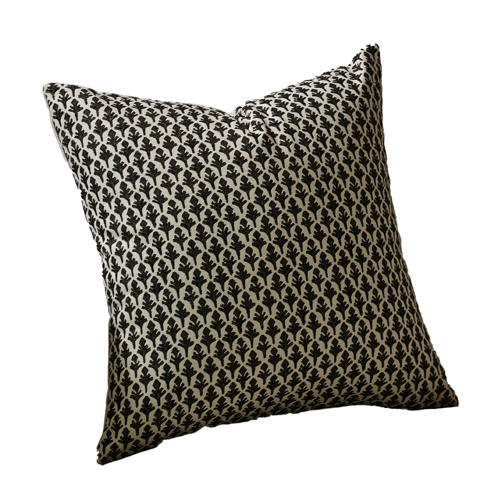 クッションカバー 伝統小紋柄が映える上質ジャガード織おしゃれクッションカバー