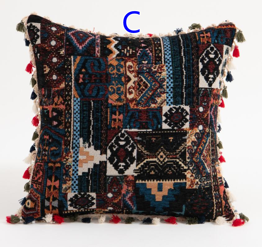 民族柄クッションカバー 枕カバー ソファクッション用