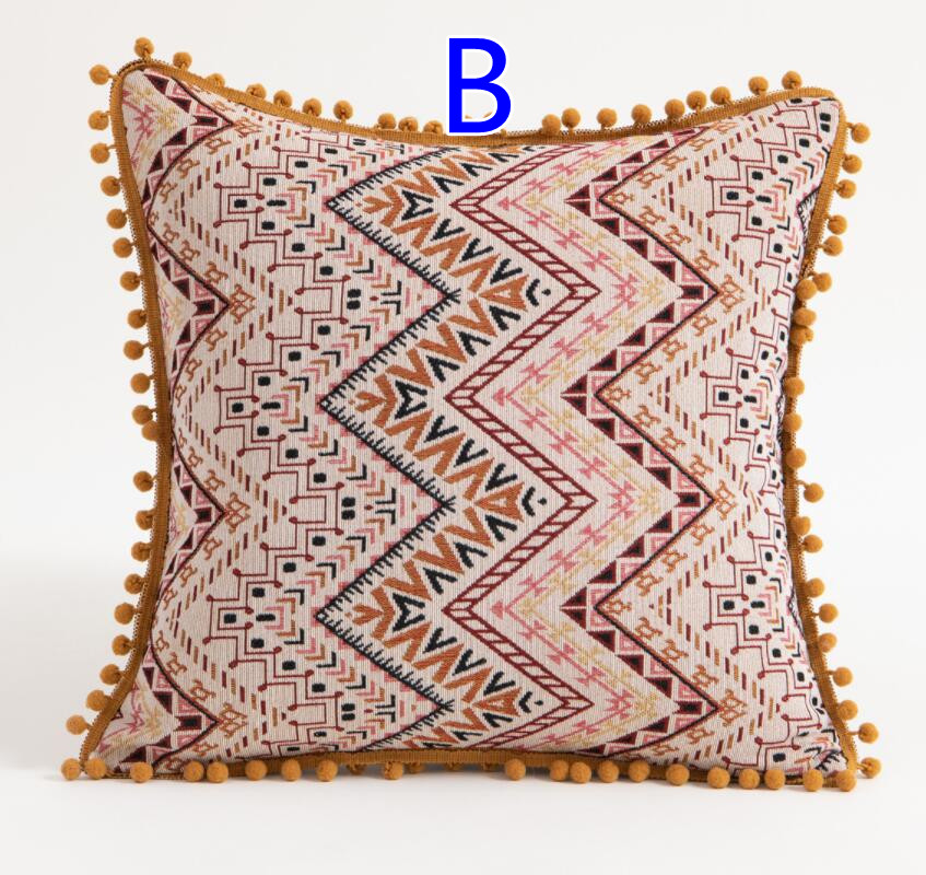民族柄クッションカバー 枕カバー ソファクッション用