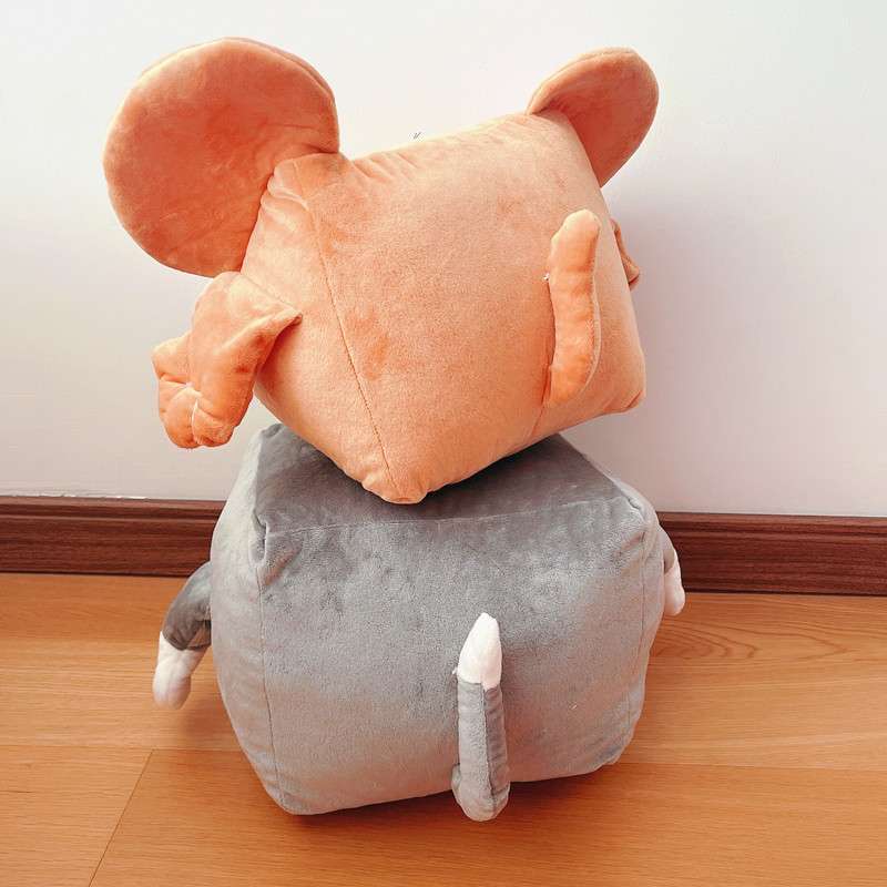 クッション ネズミとネコの仲良しスタッキングクッション