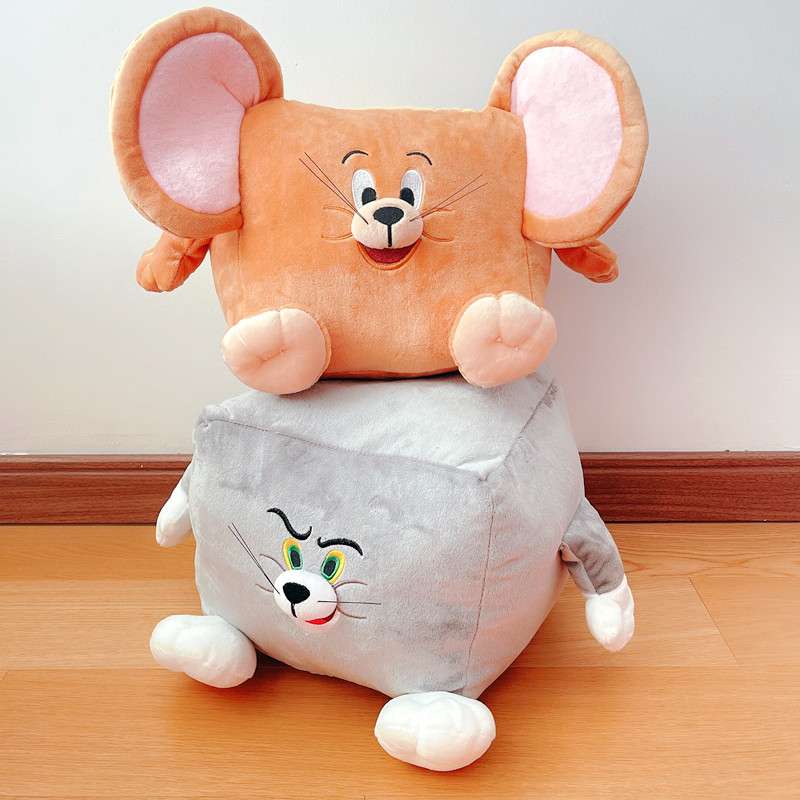 クッション ネズミとネコの仲良しスタッキングクッション