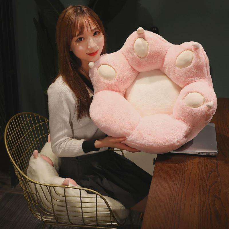 クッション クッション ねこの肉球ワイヤーチェア