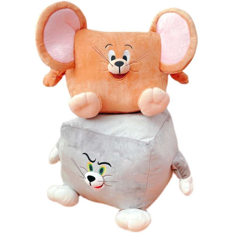 クッション ネズミとネコの仲良しスタッキングクッション