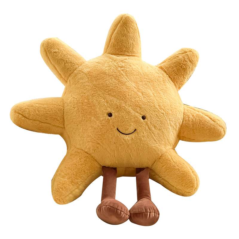 クッション にこにこ太陽と月のぬいぐるみクッション