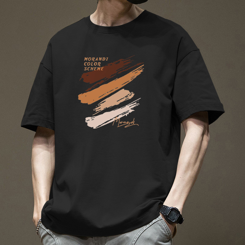 カットソー 筆触アート 半袖カットソー