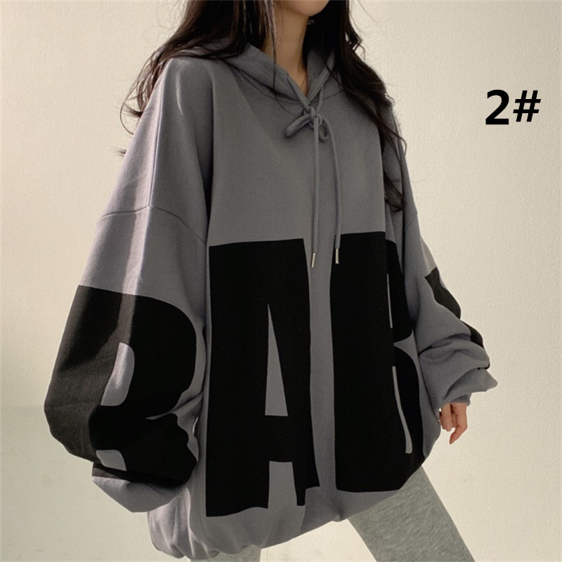 カットソー 長袖パーカー 秋冬 レディース フード付き ゆったりシルエット　