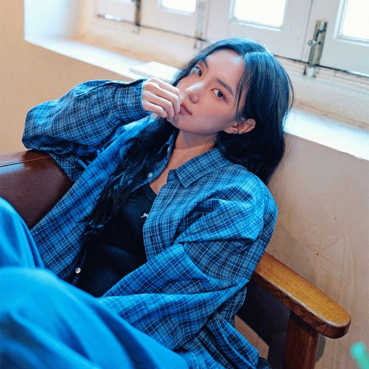 カットソー クラシック格子柄長袖シャツ