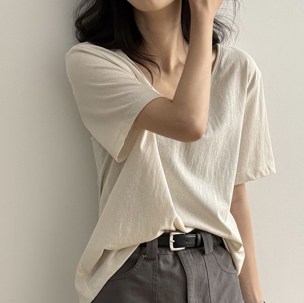 カットソー なめらか優美ボートネックカットソー