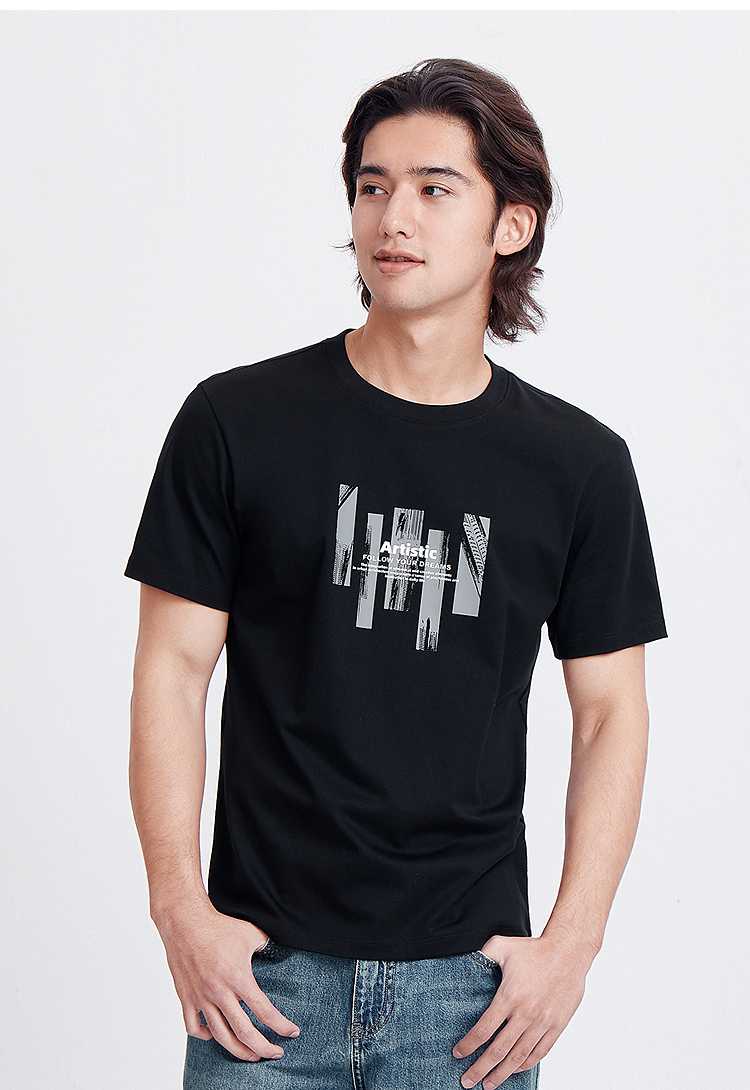 カットソー アーティスティック レイヤード 半袖