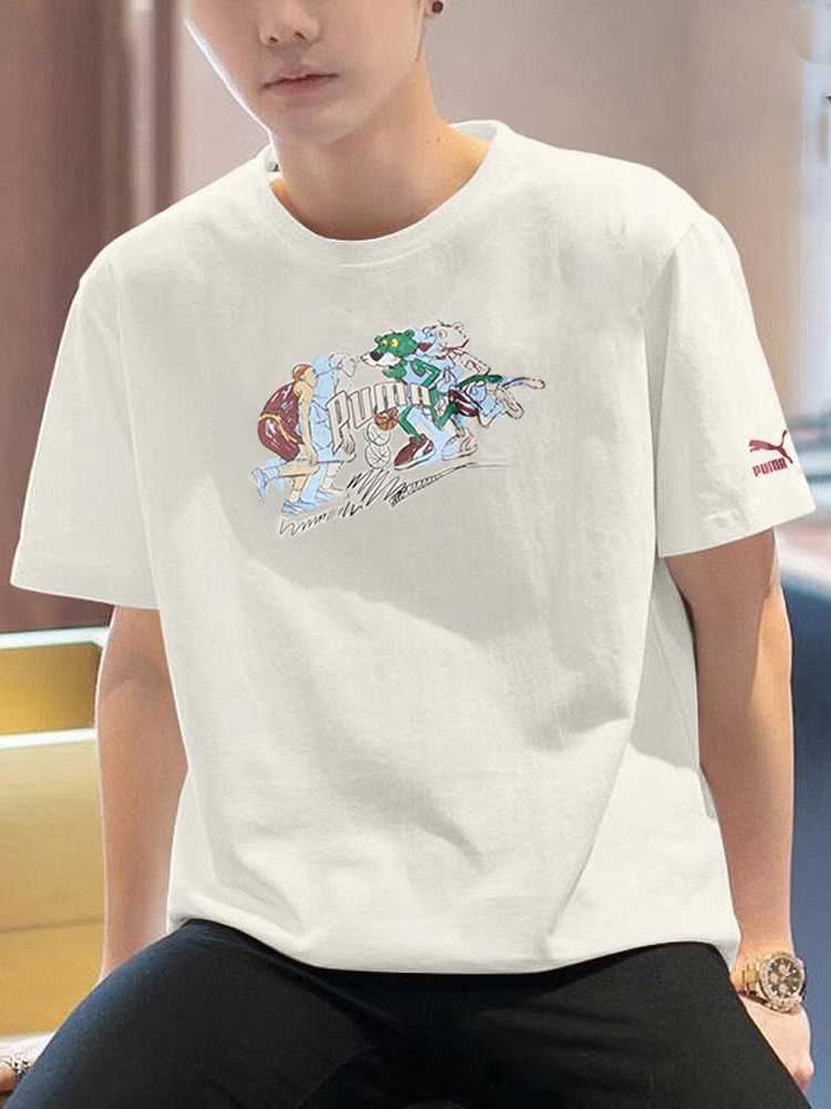 カットソー キャラクターランナー半袖カットソー