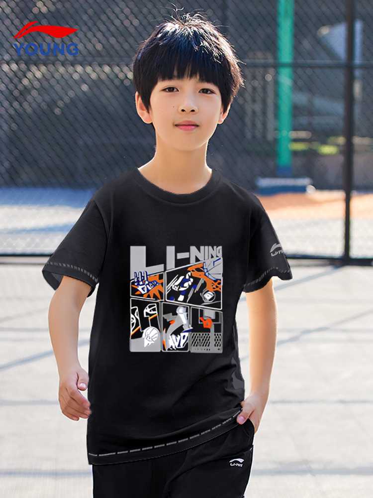 カットソー バスケ漫画風グラフィック半袖