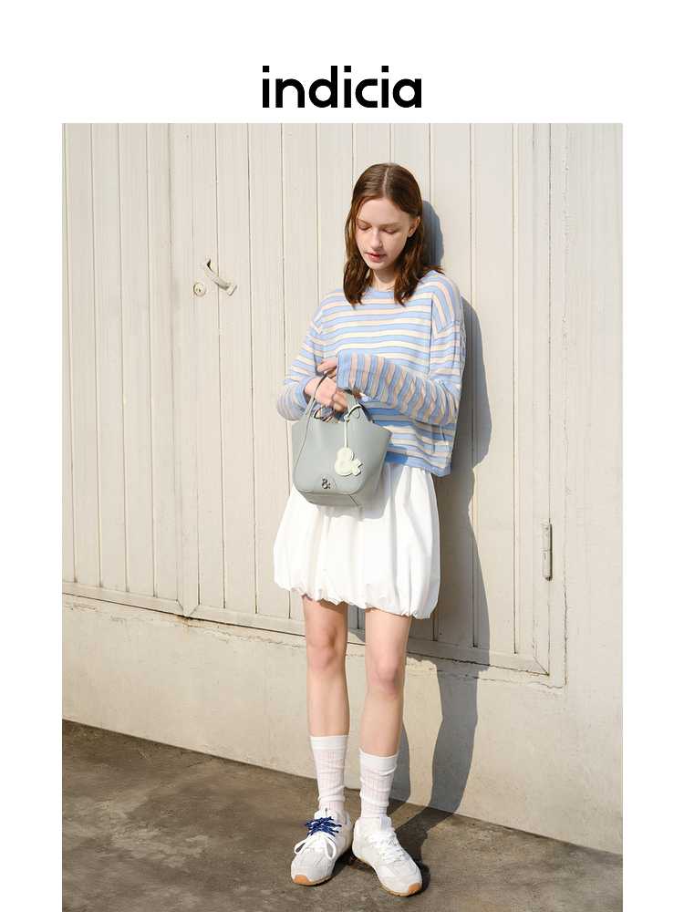 カットソー やわらかボーダー長袖カットソー