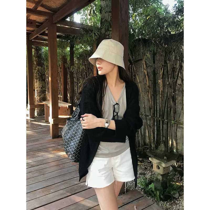 カットソー ゆったりシルエット羽織りカーディガン