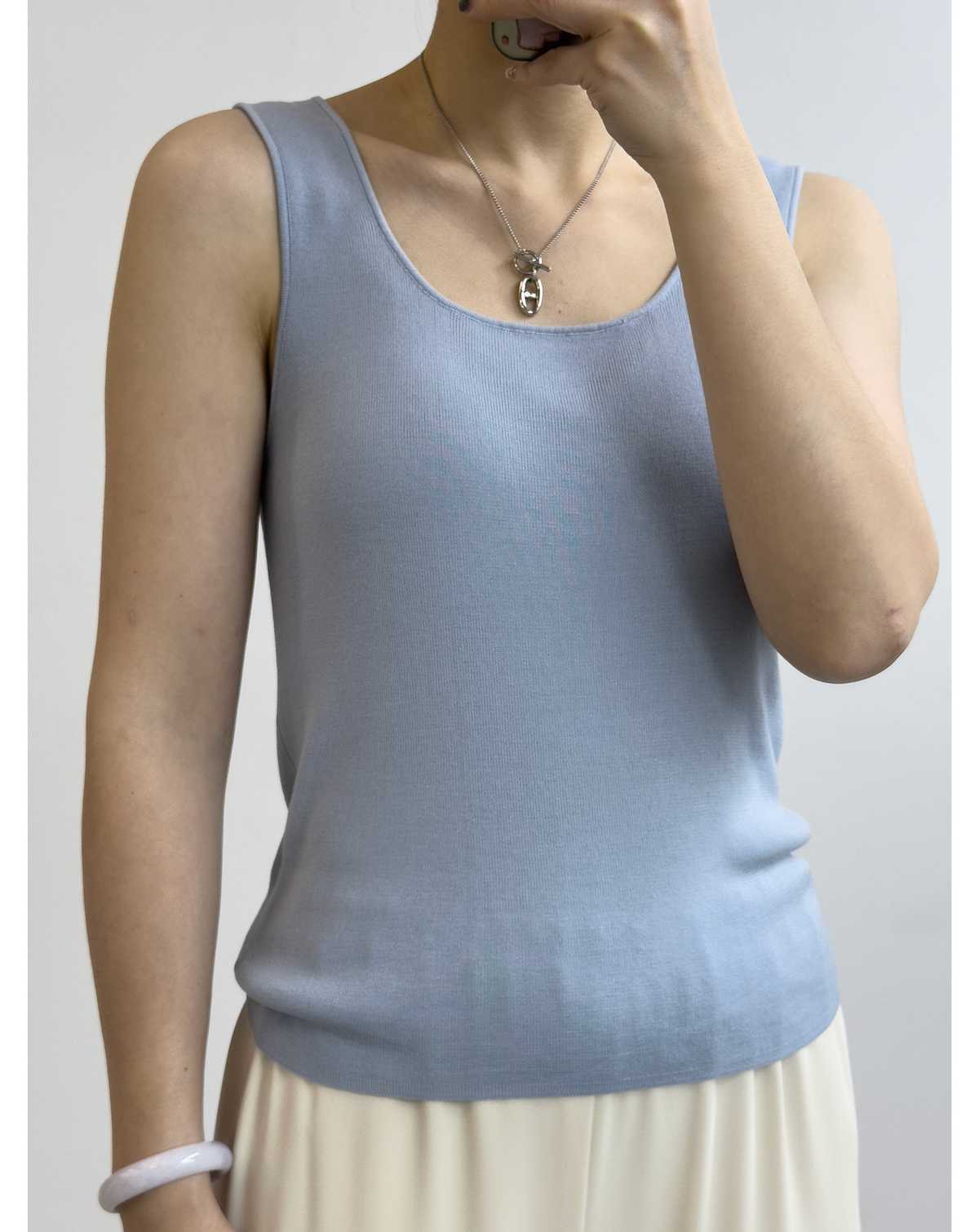 カットソー シンプル美シルエットタンクトップ
