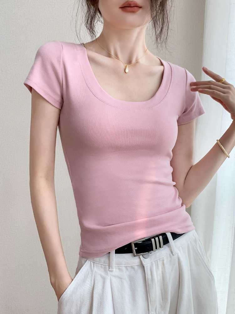 カットソー なめらか美姿勢ボートネック