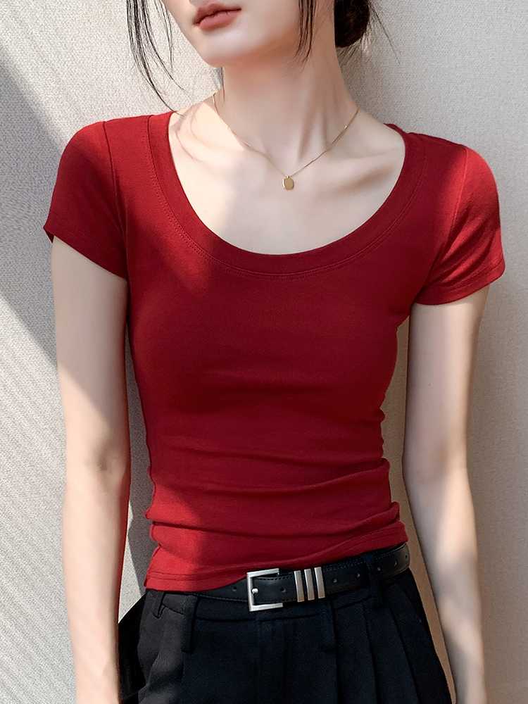 カットソー なめらか大人スキッパーカットソー