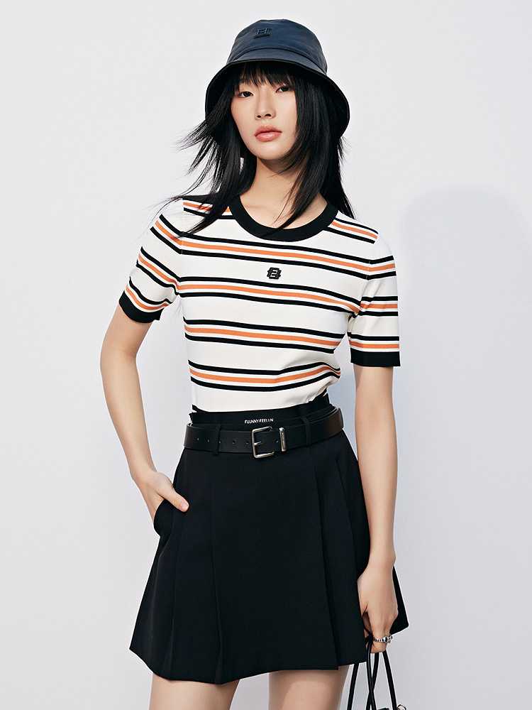 カットソー クラシックリンガー半袖カットソー