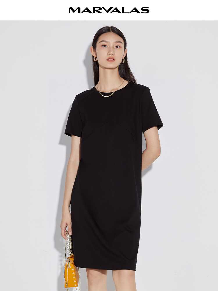 カットソー シンプルワンピース半袖カットソー