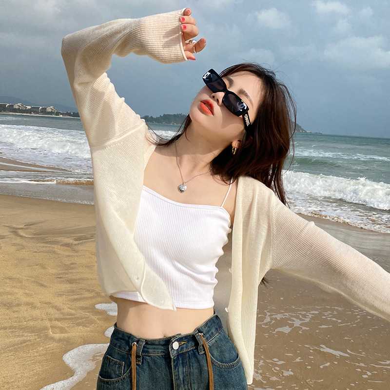 カットソー ひんやり心地よい薄手Vネックカットソー