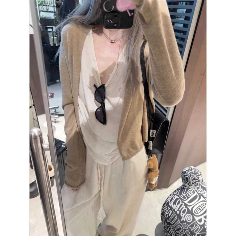 カットソー なめらか素材のゆったり長袖カットソー