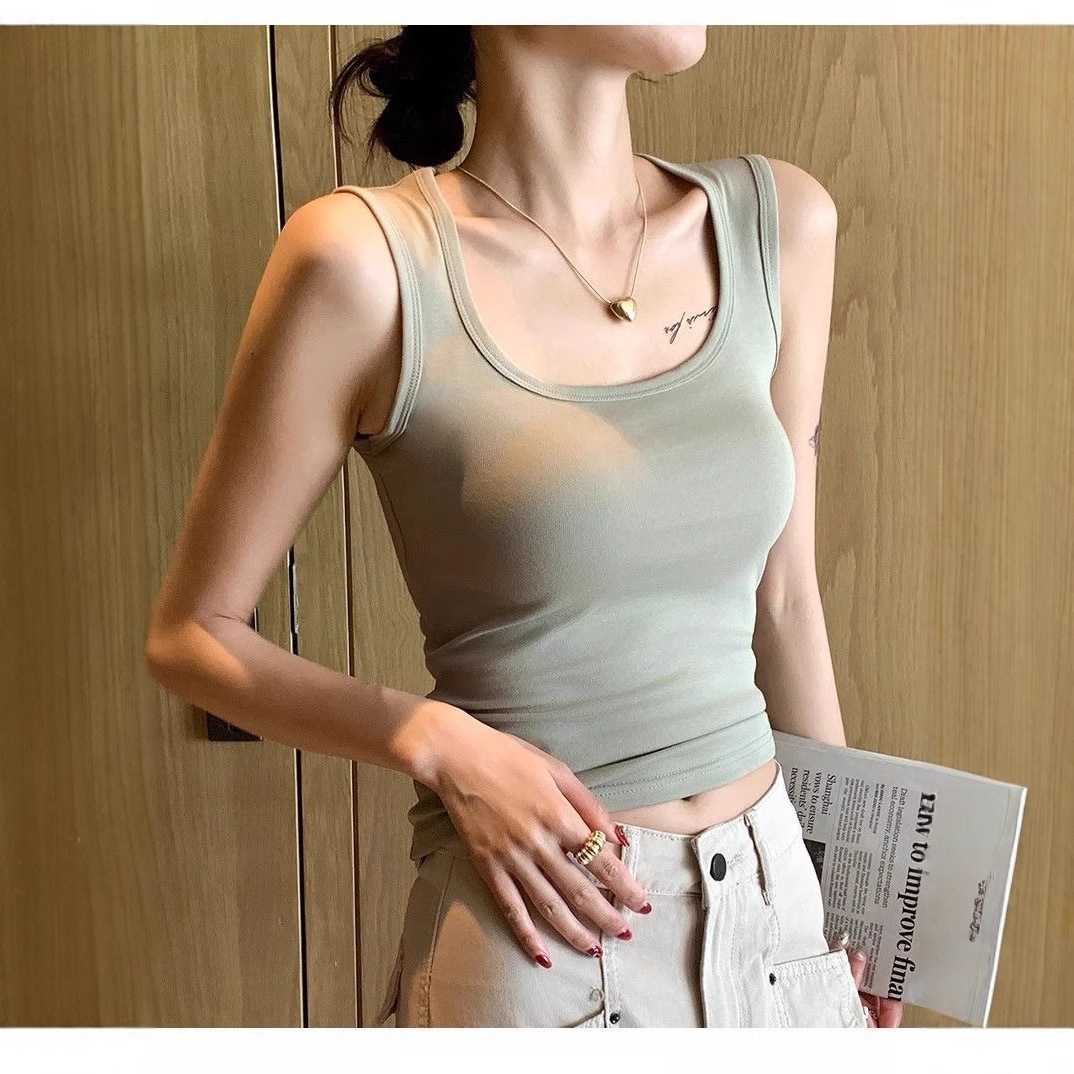 カットソー なめらか美シルエットタンクトップ
