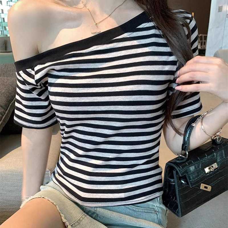 カットソー 肩見せデザイン ボートネックカットソー