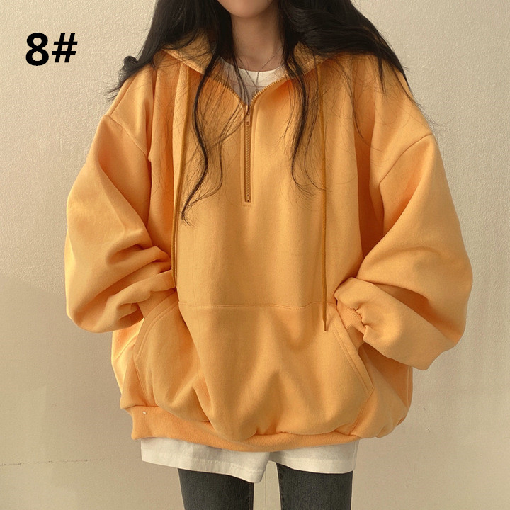 カットソー 長袖パーカー レディース フード付き ゆったり秋冬トップス (薄手・裏起毛　2種類)