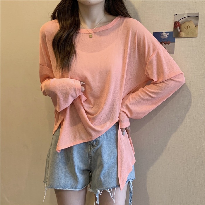 カットソー 軽やかシルエット ボートネック
