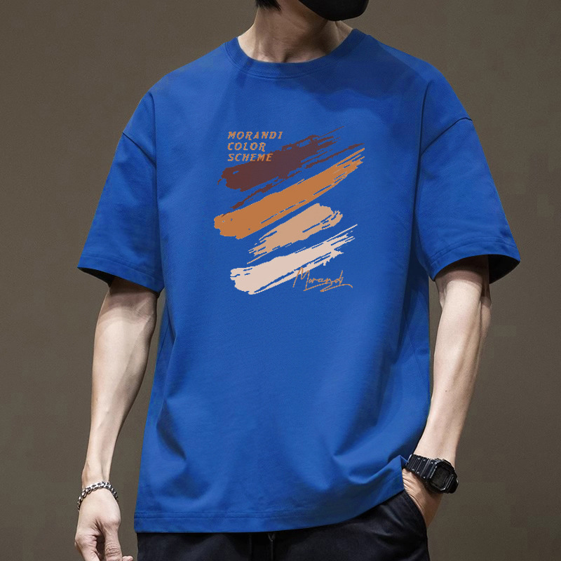 カットソー 筆触アート 半袖カットソー