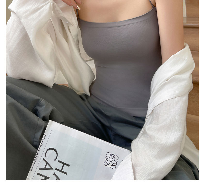 カットソー なめらか美胸キャミソール