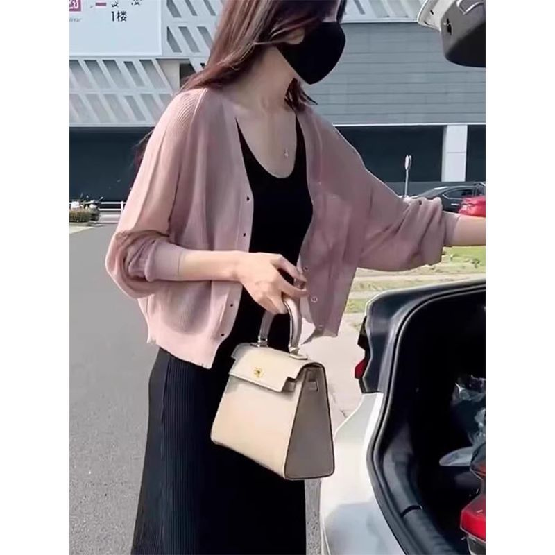 カットソー ゆったりシルエット薄手カーディガン
