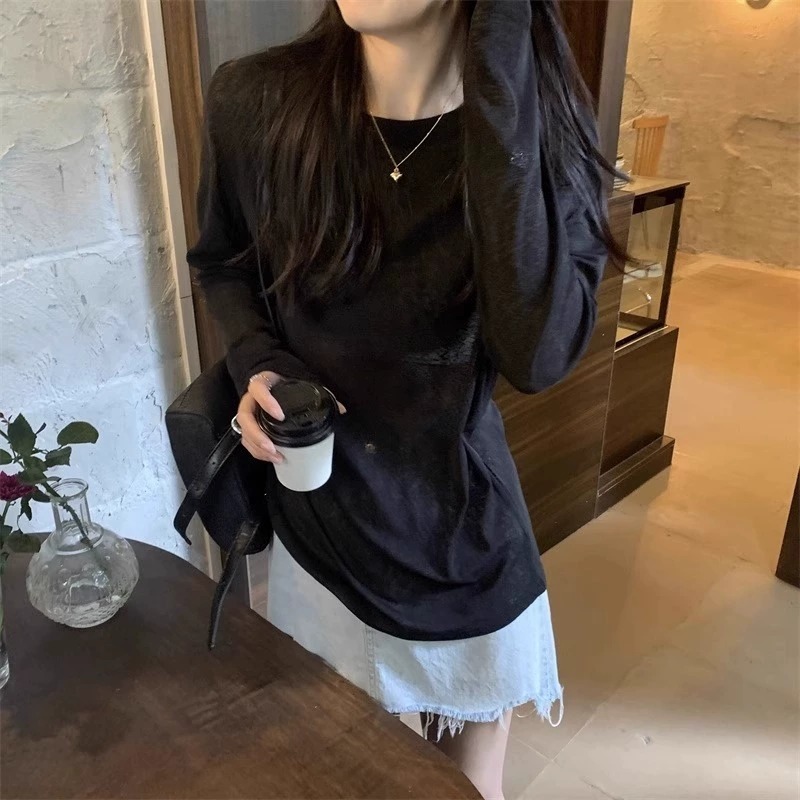 カットソー ふんわり袖結びカットソー
