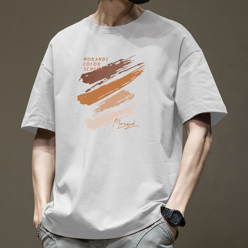 カットソー 筆触アート 半袖カットソー