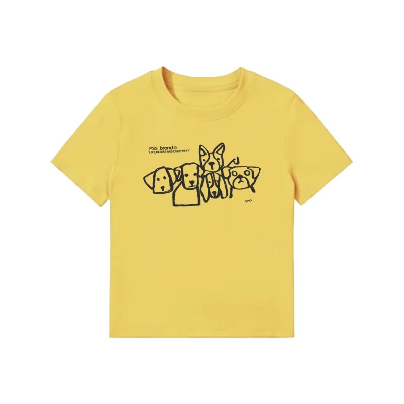 カットソー うさぎモチーフ刺繍半袖カットソー