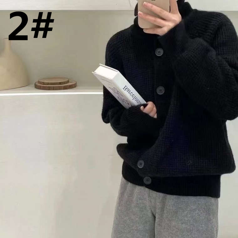 カットソー ハイネック厚手ニットセーター体型カバー着回しレディース