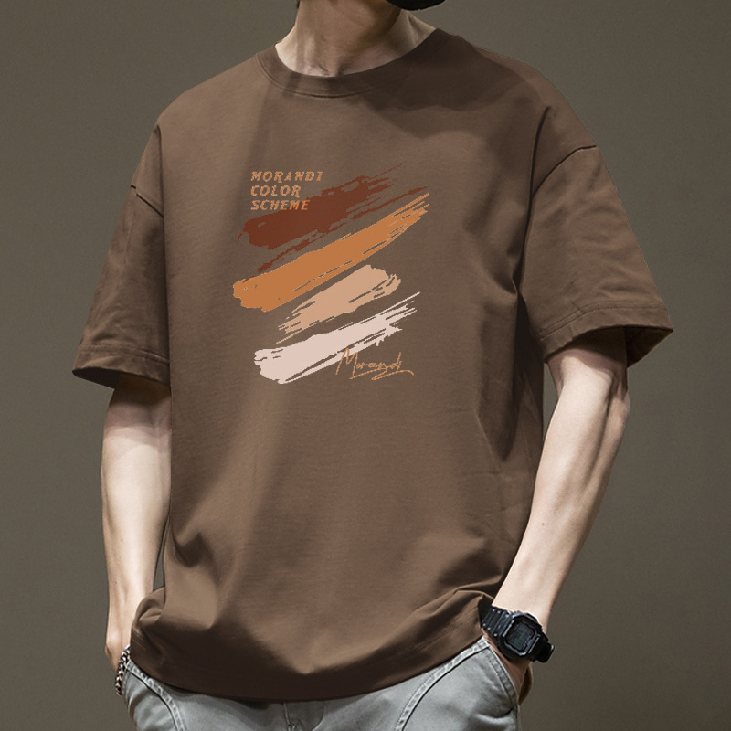 カットソー 筆触アート 半袖カットソー