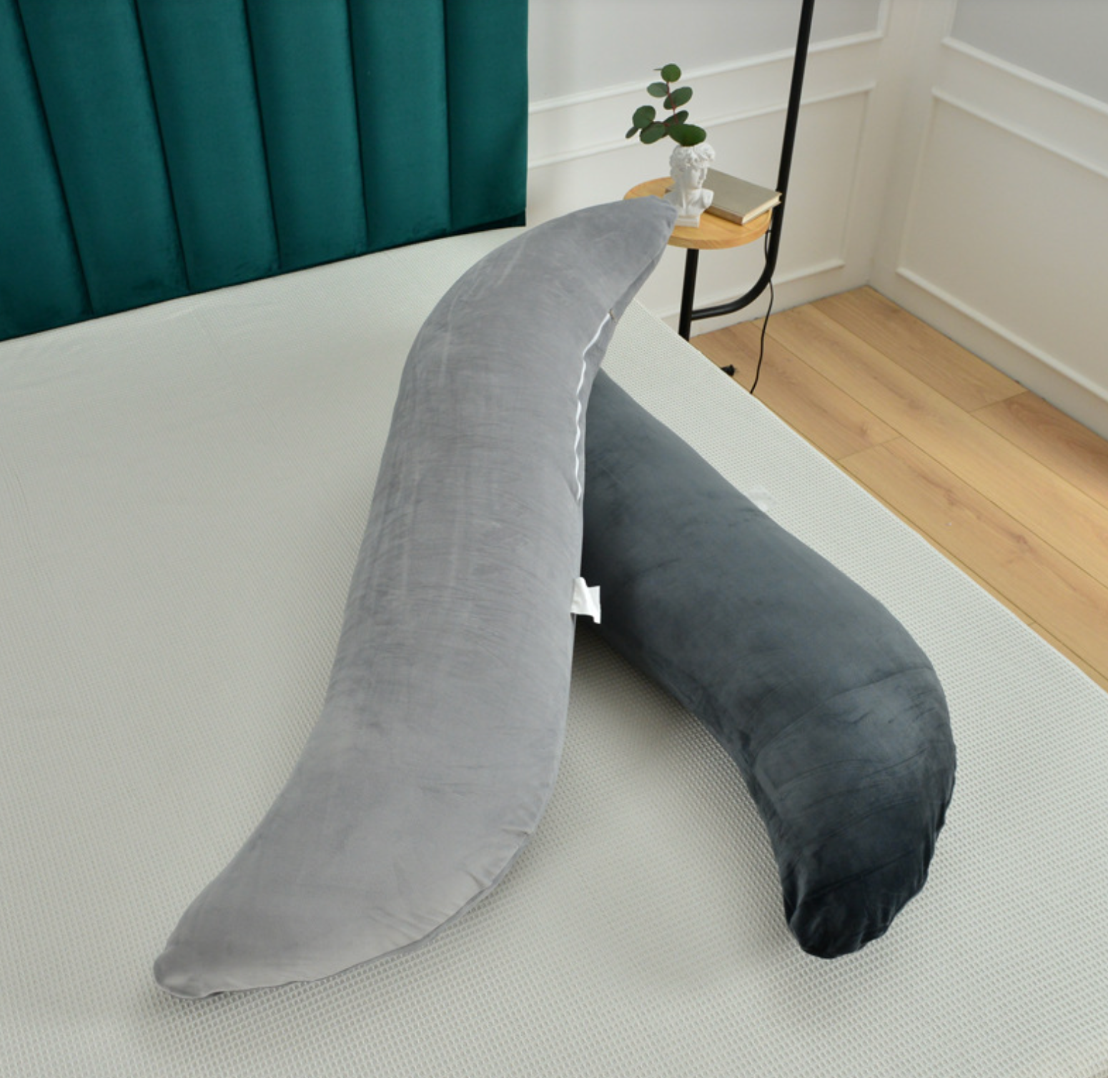 抱き枕 ふわもこ長枕 全身を包む暖かい抱き枕