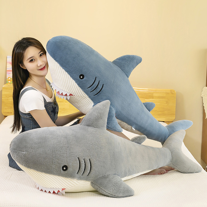 抱き枕 ふわふわサメの抱き枕 大きなぬいぐるみ