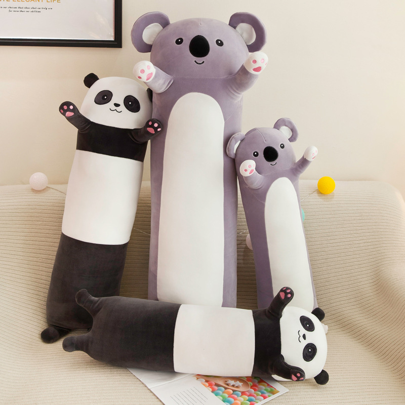 抱き枕 パンダとコアラの長細もちもち抱き枕ぬいぐるみ