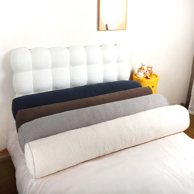 抱き枕 もこもこふわふわ長円筒抱き枕クッション