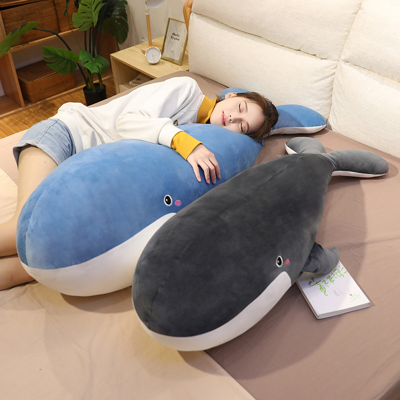 抱き枕 ふわふわクジラの大きな抱き枕